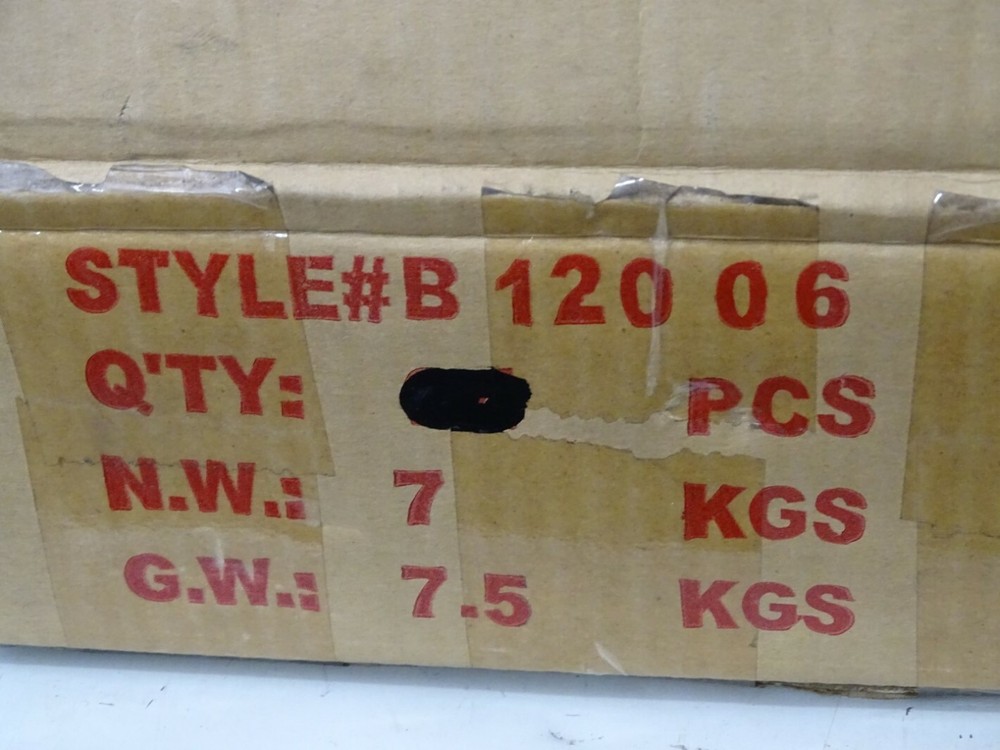 (10) Merchandising Display Chrome Rectangular Tubing , Style#B 120 06