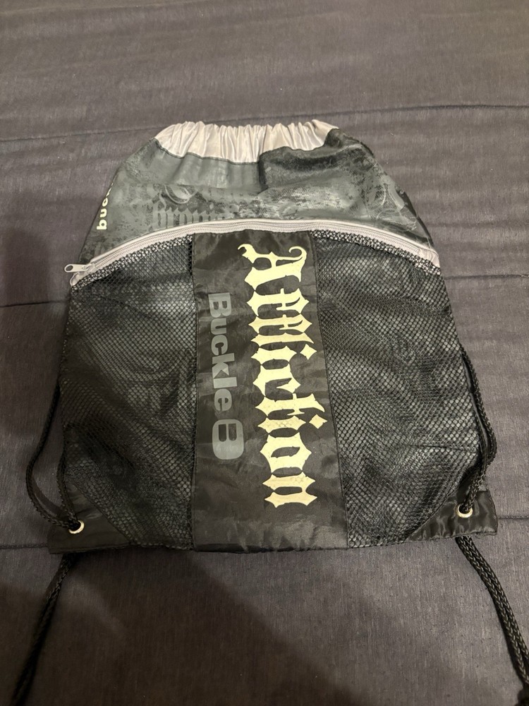 AFFLICTION Light Weight Drawstring Back Pack/Bag