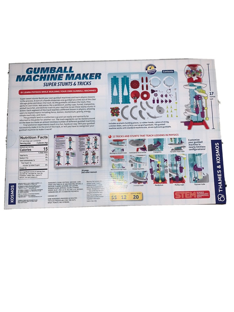 Thames & Kosmos Gumball Machine Maker! NEW!!