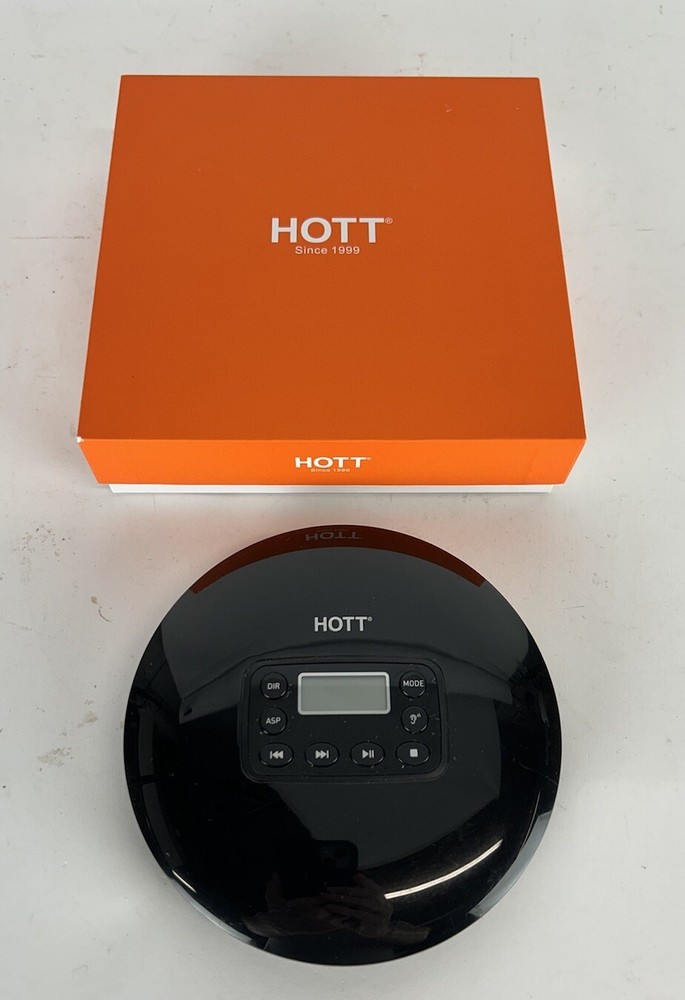 HOTT Model CD711 CD Player Rechargeable Black - NO CHARGER