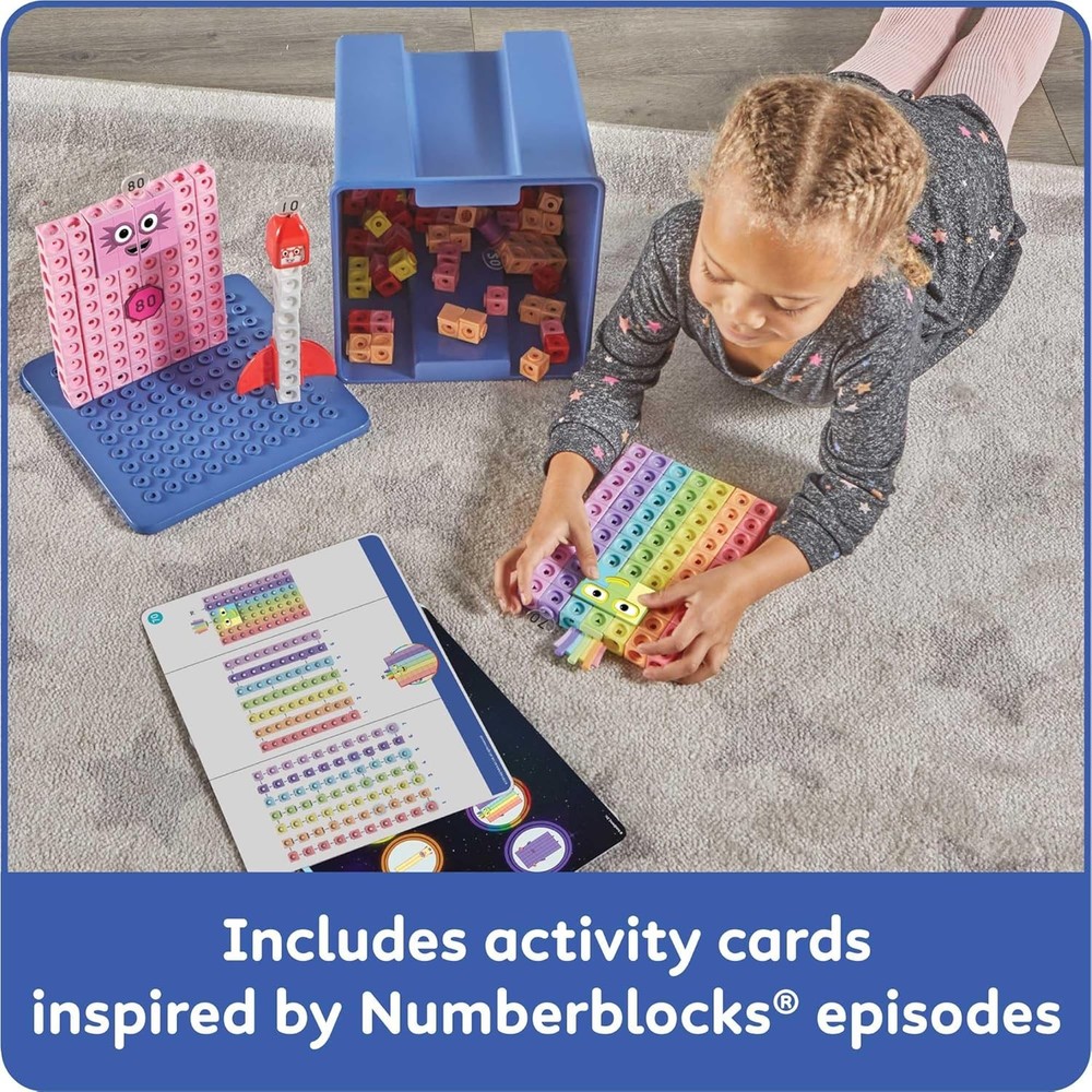 Digital Block Hero Zero Point Math Link Cube Activity Set