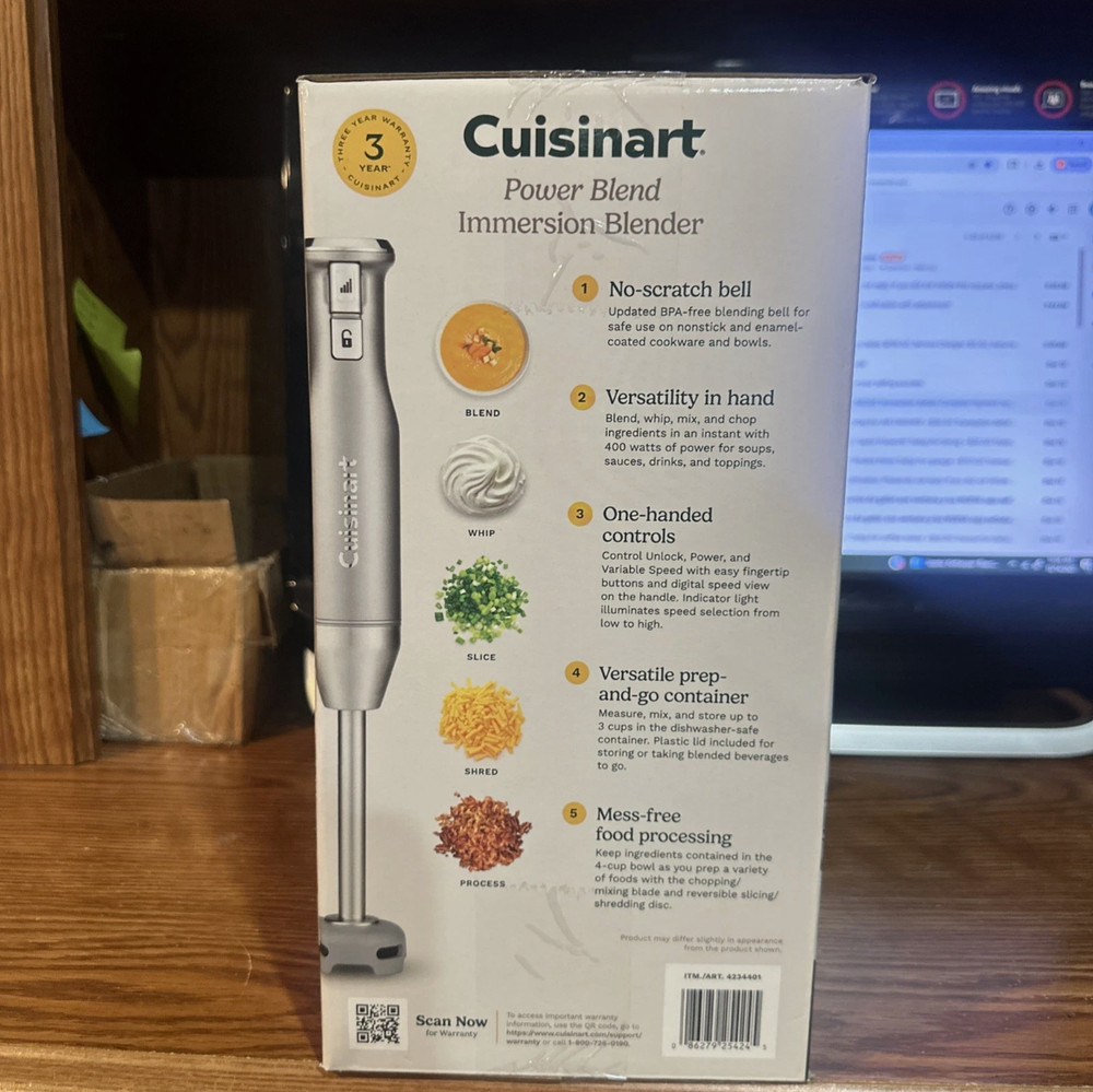 Cuisinart power blend Immersion blender w/ Accessories
