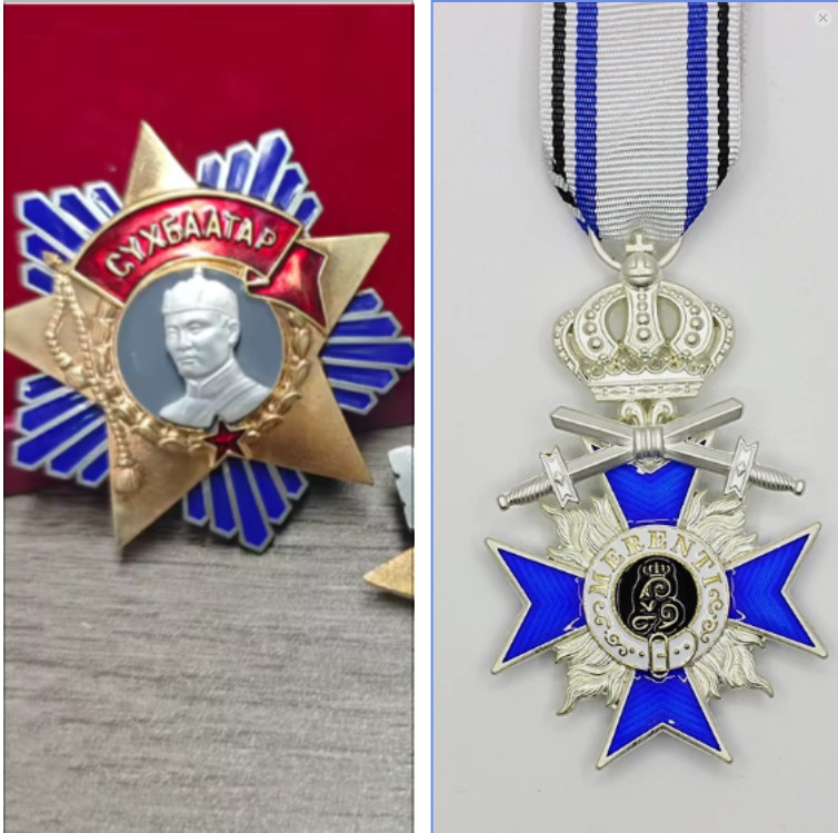 1 Set Medals Reproduction