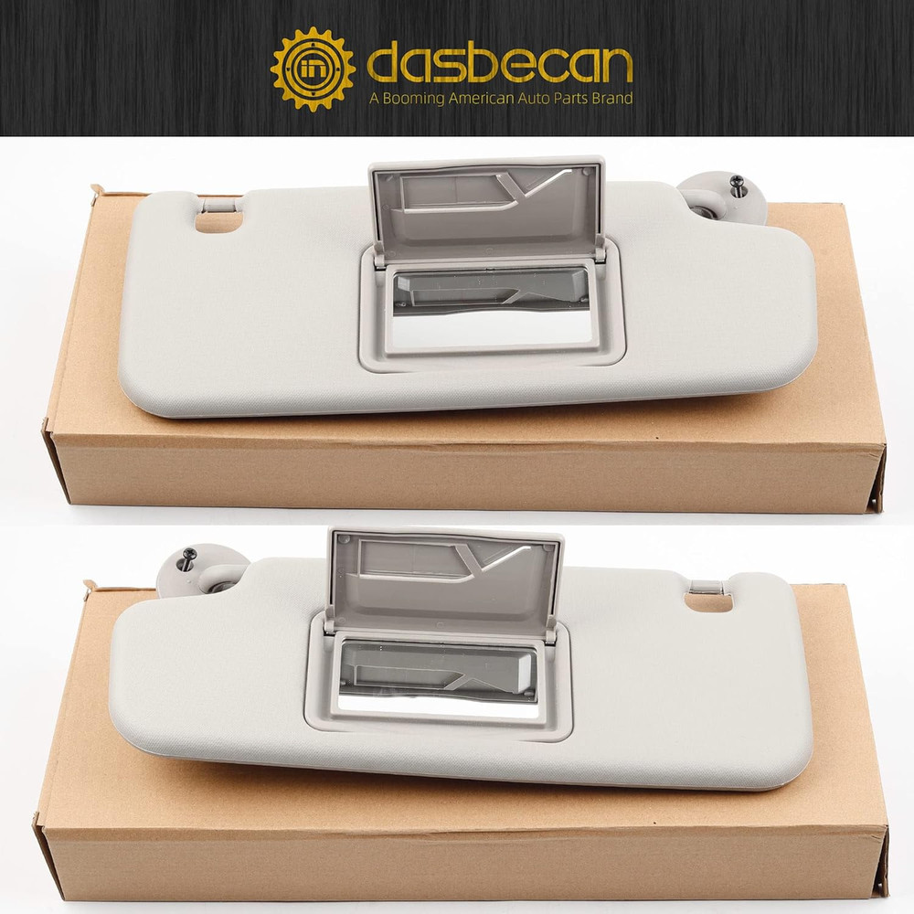 Left Driver & Right Passenger Side Sun Visor Compatible with Chevy Sonic 2012-20