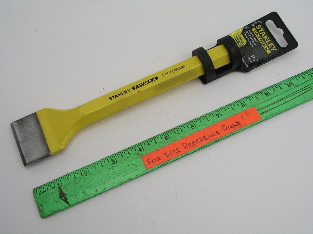 1-3/4" Stanley Fatmax Flat Mason's Cold Chisel
