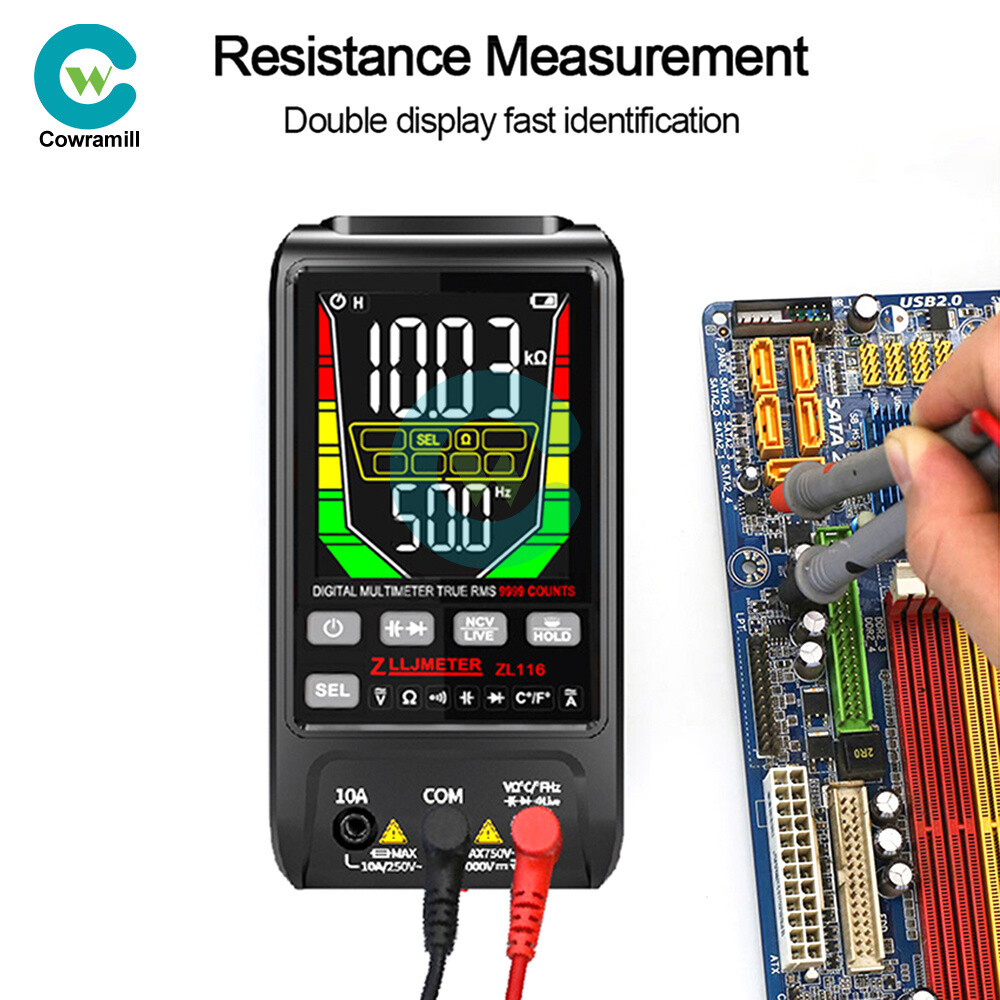 ZL116 Digital Multimeter Voltmeter AC DC Ammeter Ohmmeter Volt Meter Tester Ohm