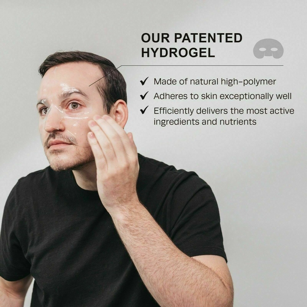 HOMMEFACE Revitalizing Hydrogel Face Mask Set for Men (5 sheets)