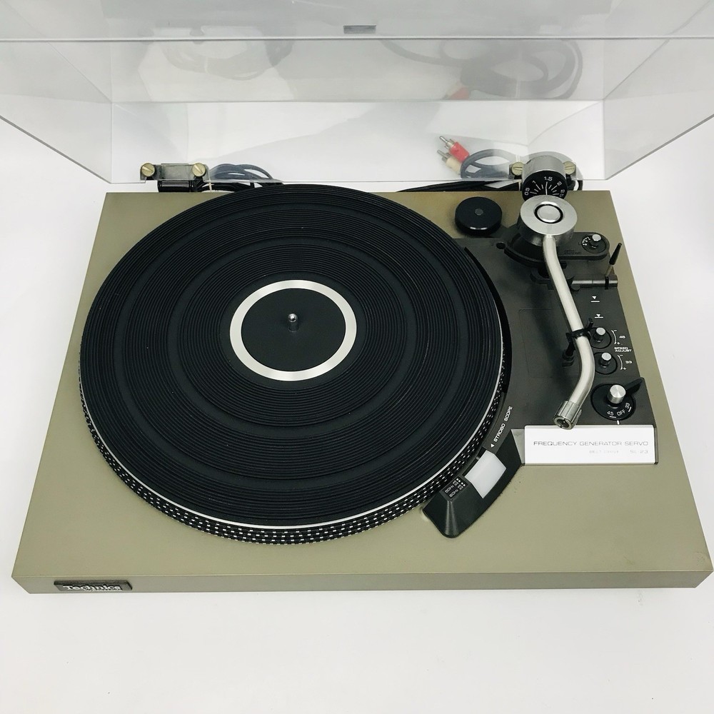 Technics Panasonic Frequency Generator SL-23 Turntable, Powers On, For Parts