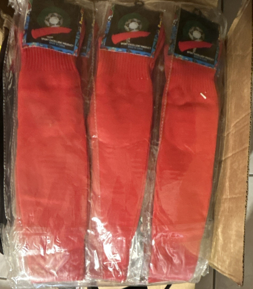 Red Soccer Socks Pack 18 sets