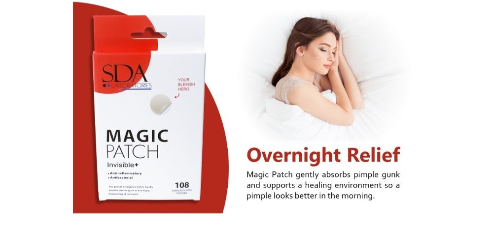 Pimple Patch Invisible Hydrocolloid Acne Dots 108 Count SDA Labs