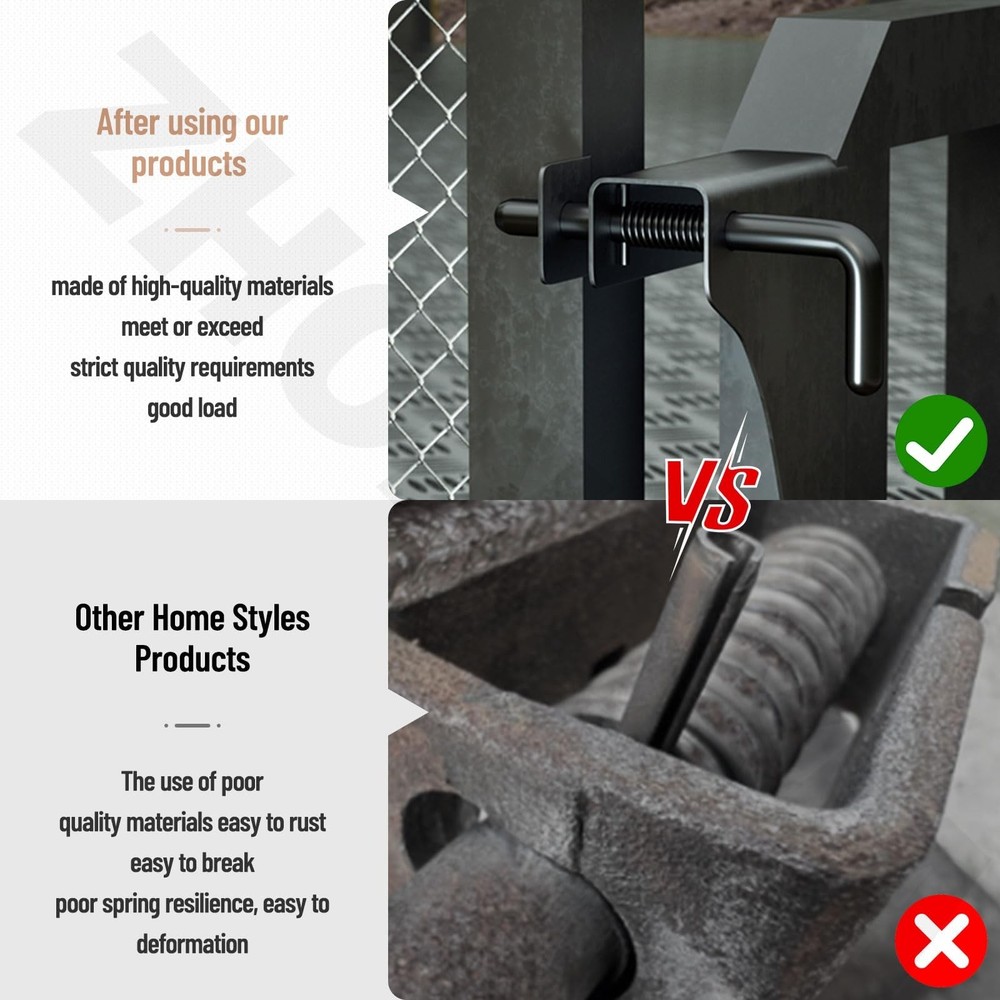 2 Pack Trailer Gate Spring Latch Complete Kit 847 Replacement for Carry-On Tr...