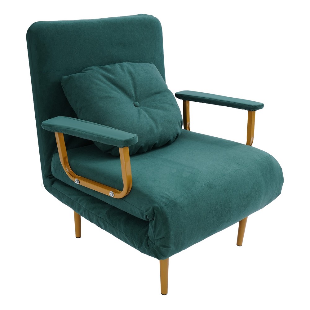 Convertible Sofa Bed with Adjustable Backrest and Stylish Design