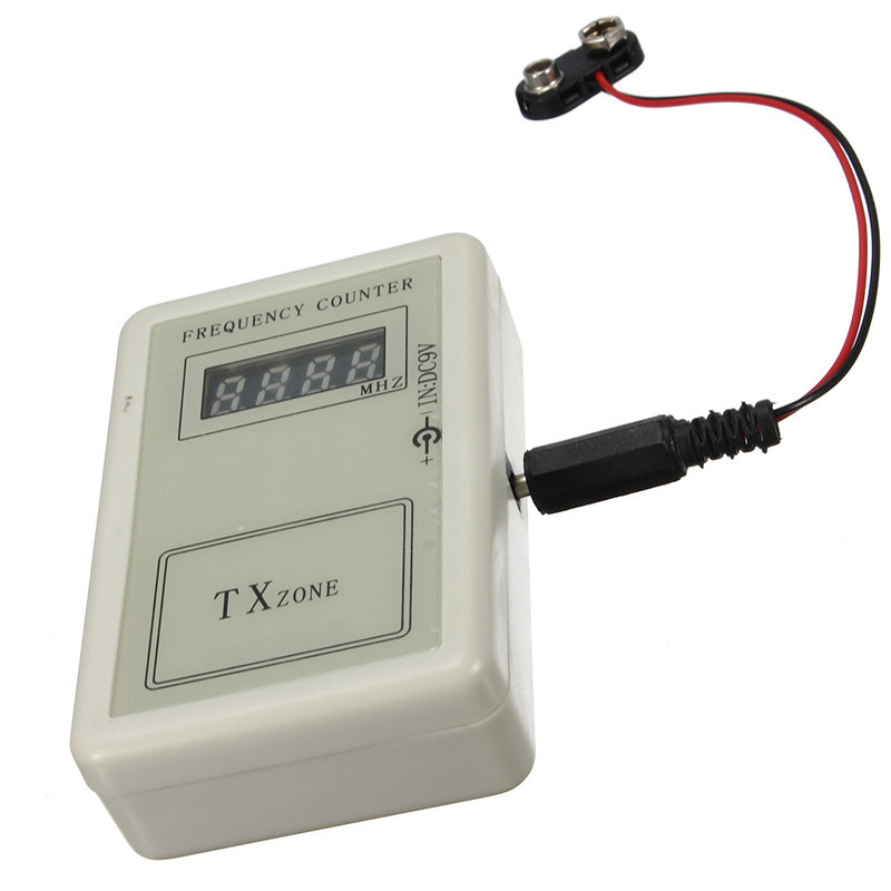 RF Remote Control Wireless Frequency Meter Counter 250-450MHZ Detector Cymomete