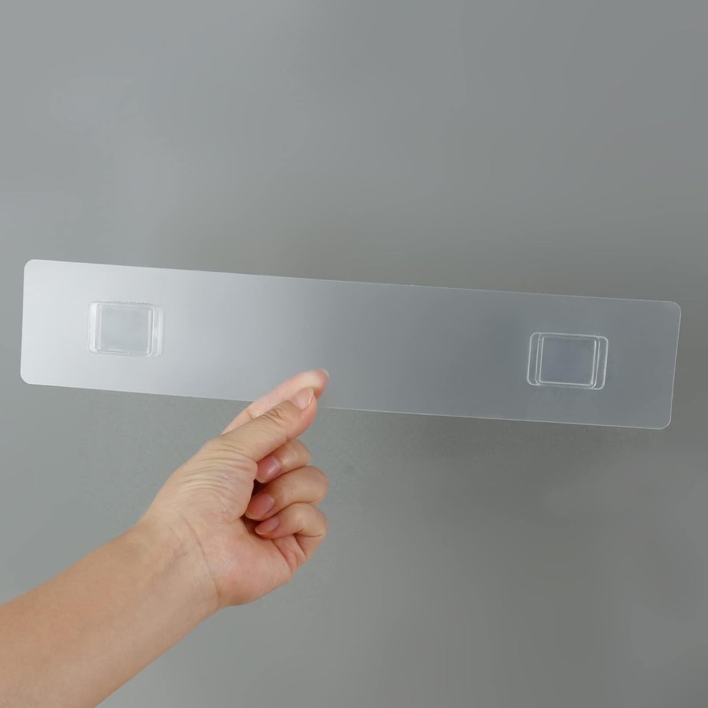 iHave Replacement Adhesive Strip for 4 Cups Toothbrush Holder Wall Silver