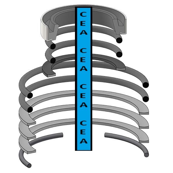704643M91 Seal Kit Fits Massey Ferguson