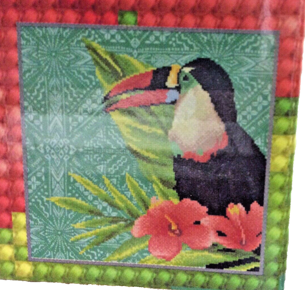 Diamond Dotz Kit “Macaw” 15” X 15” New