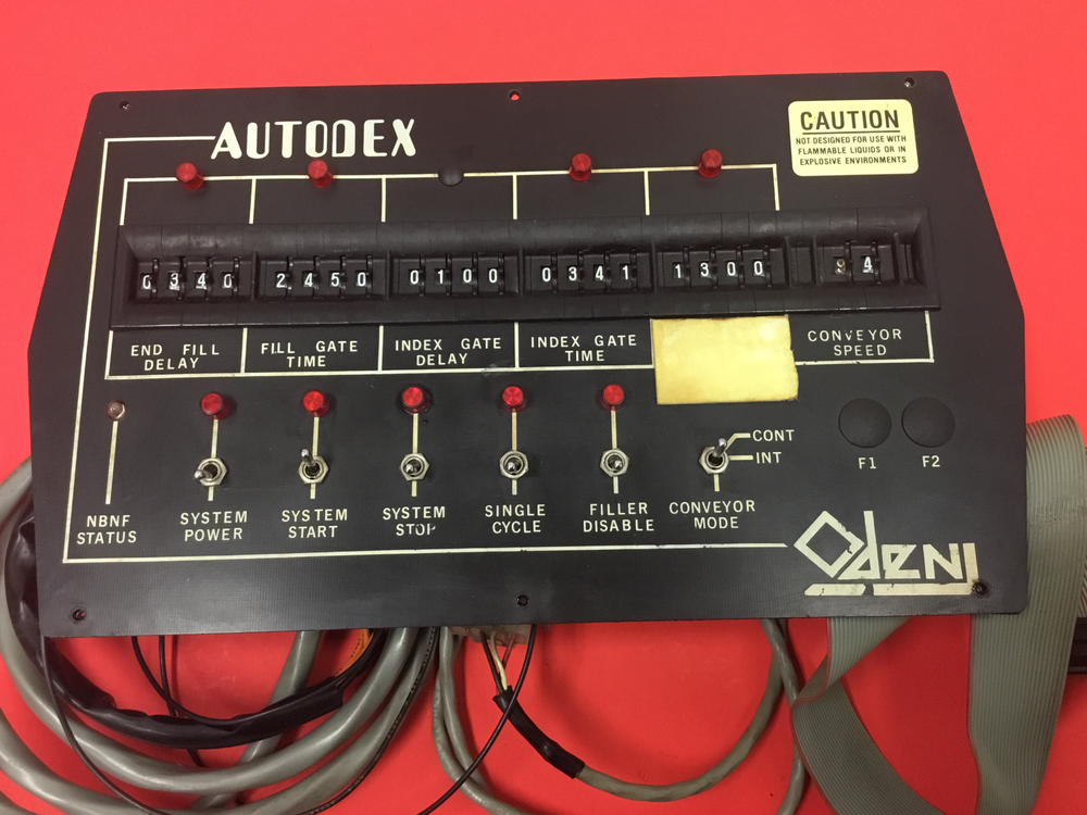 Oden Corp. - Autodex S1-FP - Rev. 10/82 - Control Panel/Board
