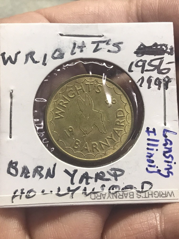 Advertisement Token - Weight’s Barnyard - Landing, Illinois