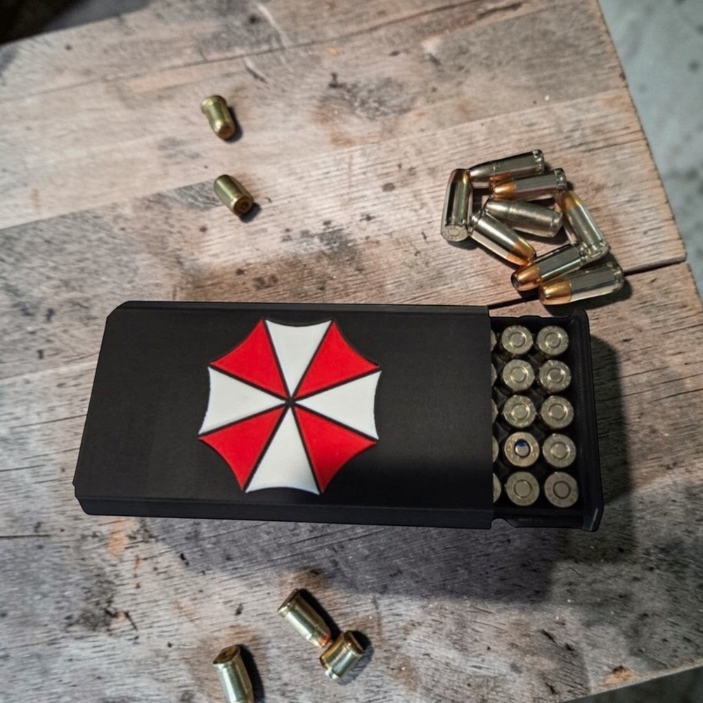 Umbrella Ammo Storage Case – Tactical Slide Box 9MM