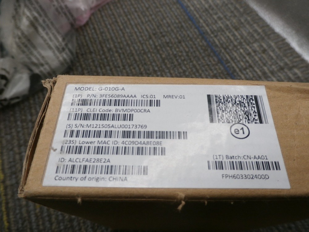 NEW G-010G-A Intertek PON Modem