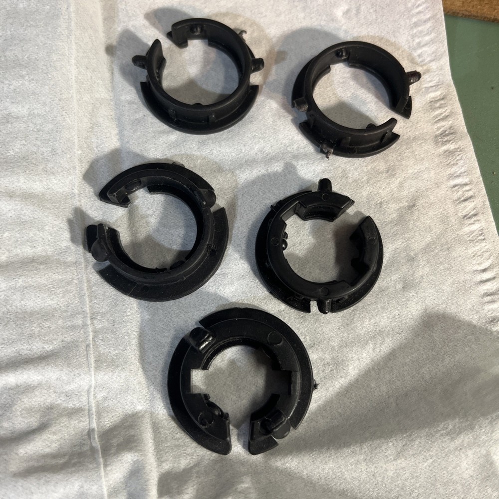 1995 TREE LIGHT TOPPERS REPLACEMENT BLACK CLIPS EMPIRE MOLD