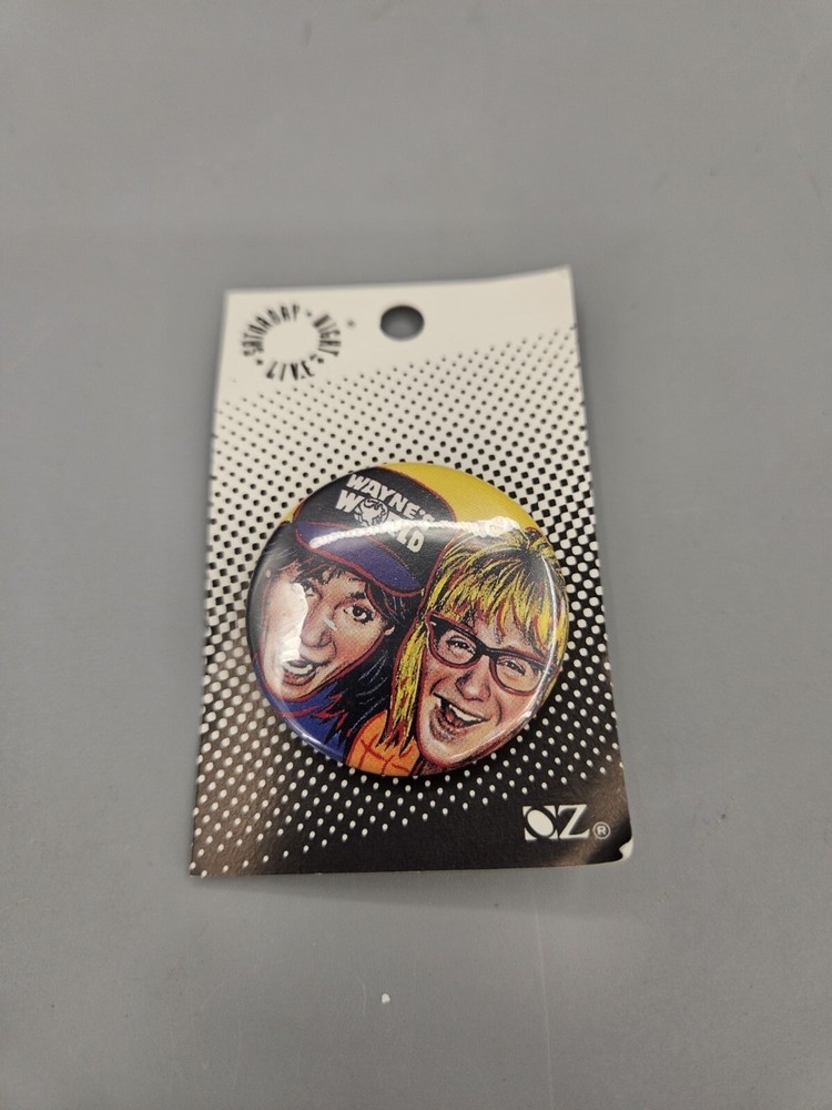 SATURDAY NIGHT LIVE Waynes World Button