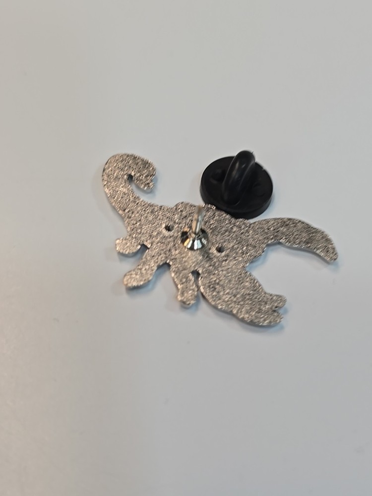 Scorpion Lapel Pin Black & Silver Colors