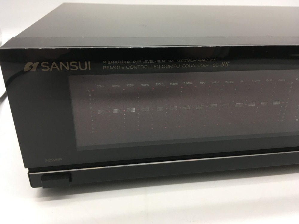 Sansui SE-88 14-Band Graphic Equalizer Spectrum Analyzer w/ Remote Tested