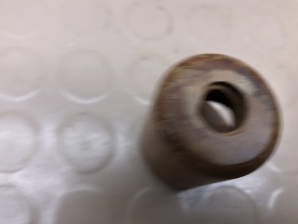 Vintage Mid Century Brown SOLID WOOD Twist Screw Nutcracker Tool