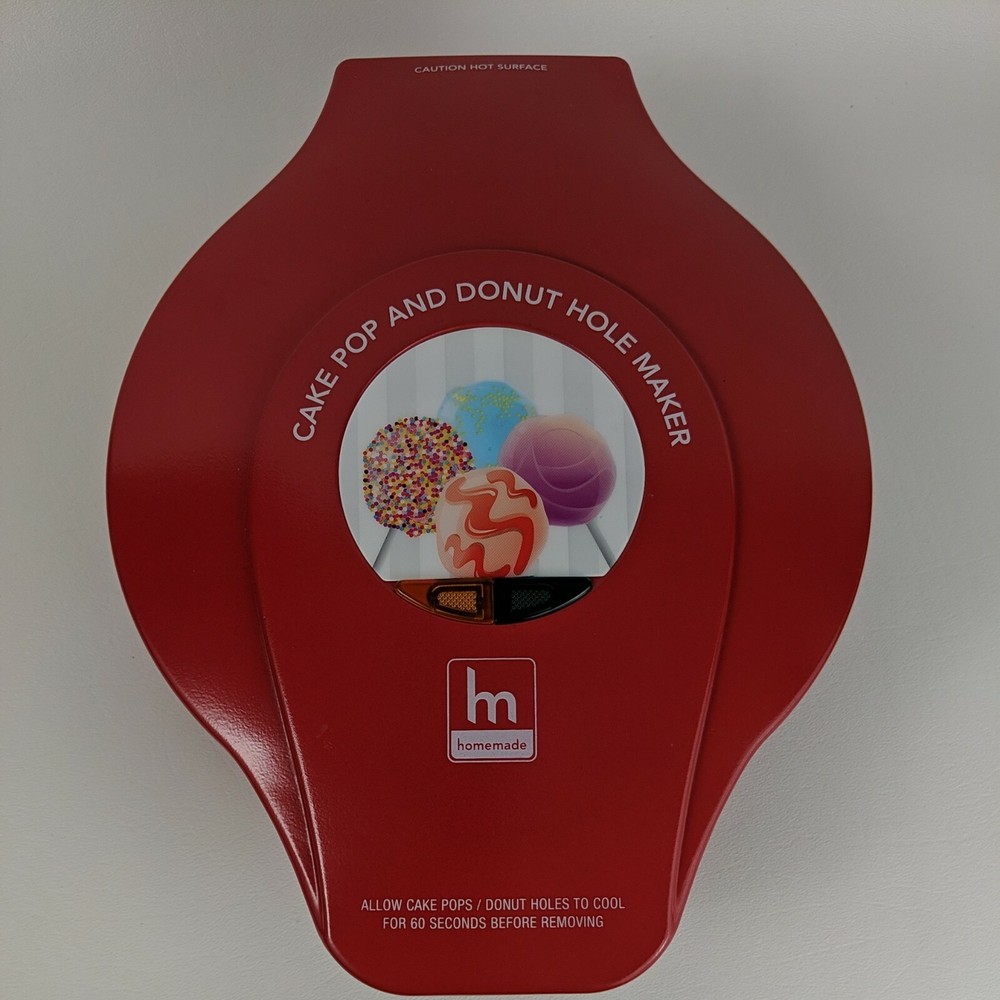 Homemade Cake Pop and Donut Hole Maker RED