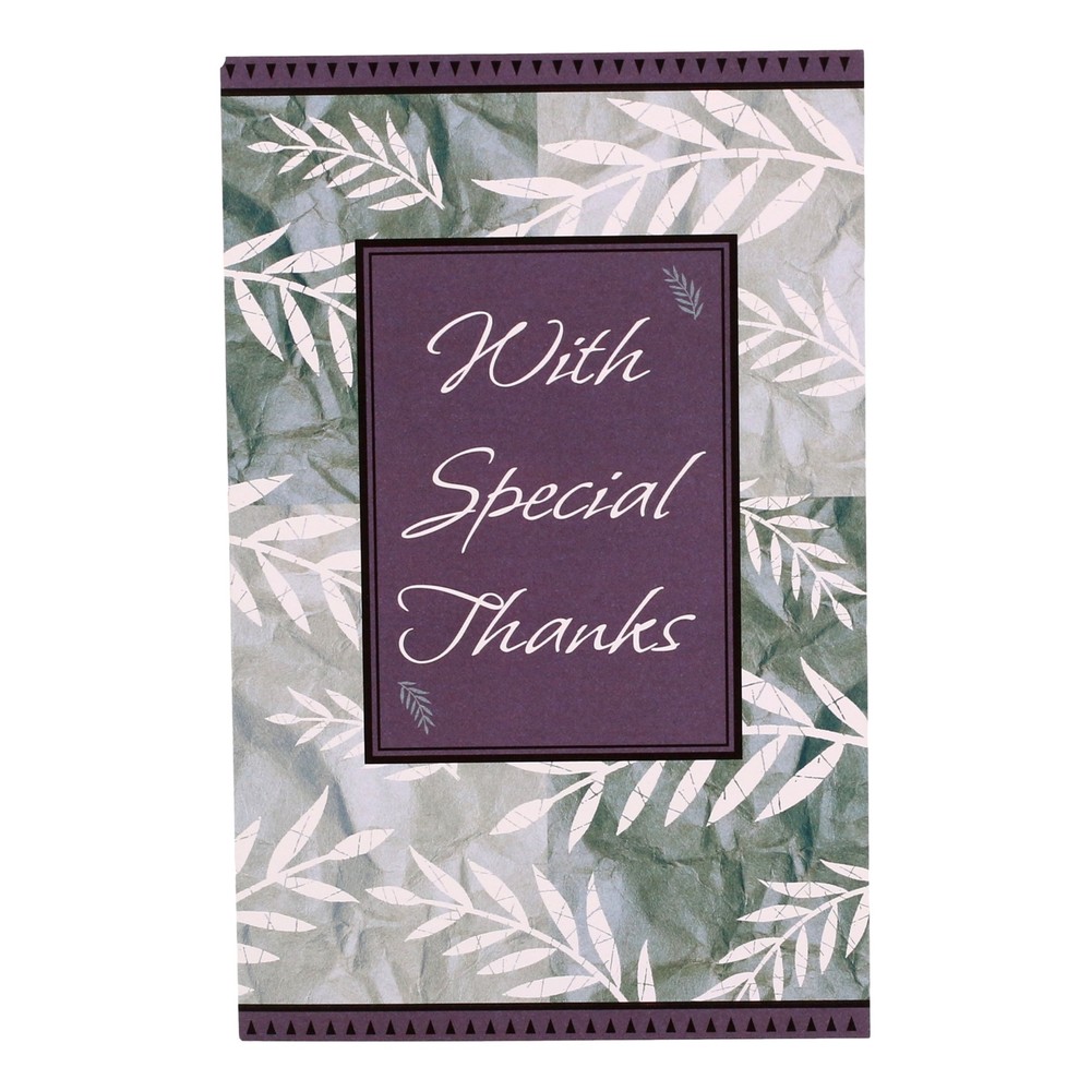 Thank you:With Special Thanks