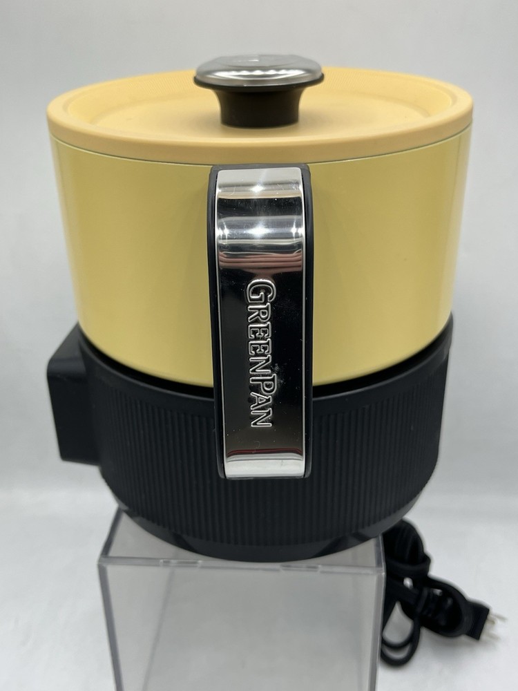 GreenPan Yellow Compact 6-Cup Multi-Function 10-in-1 Nonstick Electric Cooker