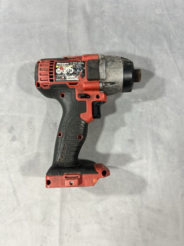 BAUER 1781C 20V Cordless 1/4 in. Hex Compact Impact Driver Tool Only