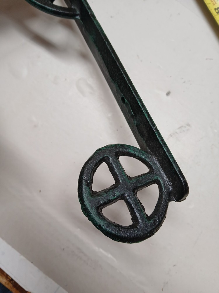 Vintage Cast Iron John Deere Bell Good Condition Wall Bracket *MISSING CLAPPER