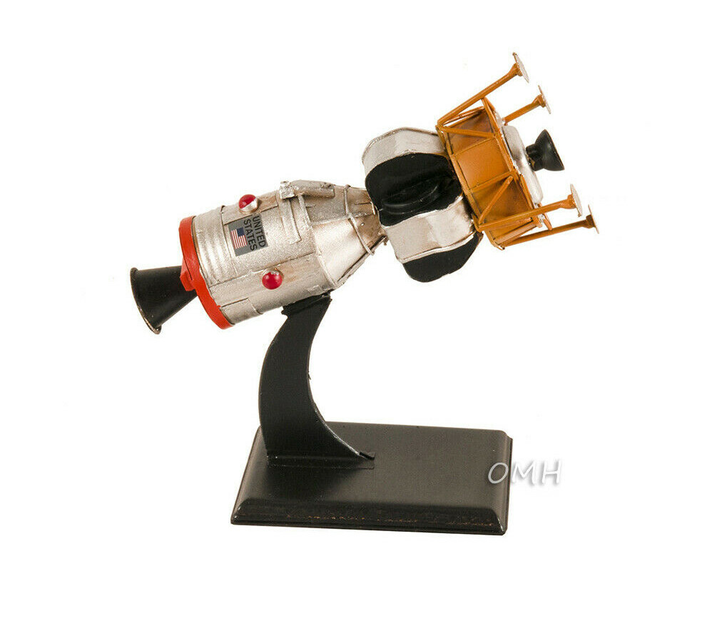 Apollo 11 Spacecraft Metal Model 8.5" NASA Space Mission Command & Lunar Module