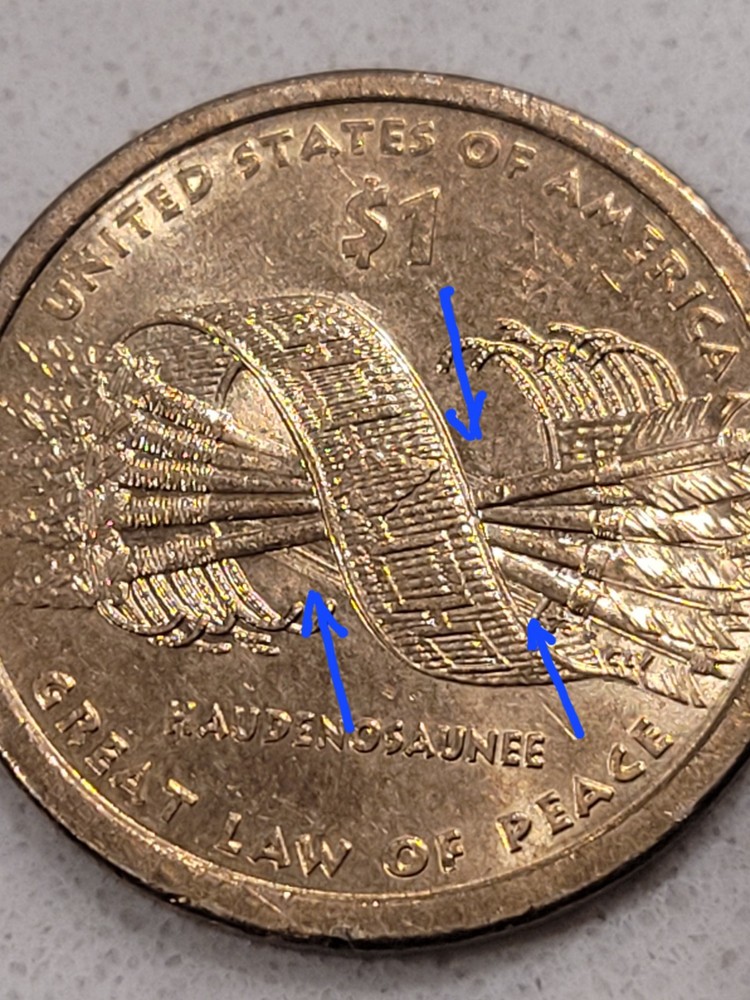 2010p Sacagawea One Dollar/Error