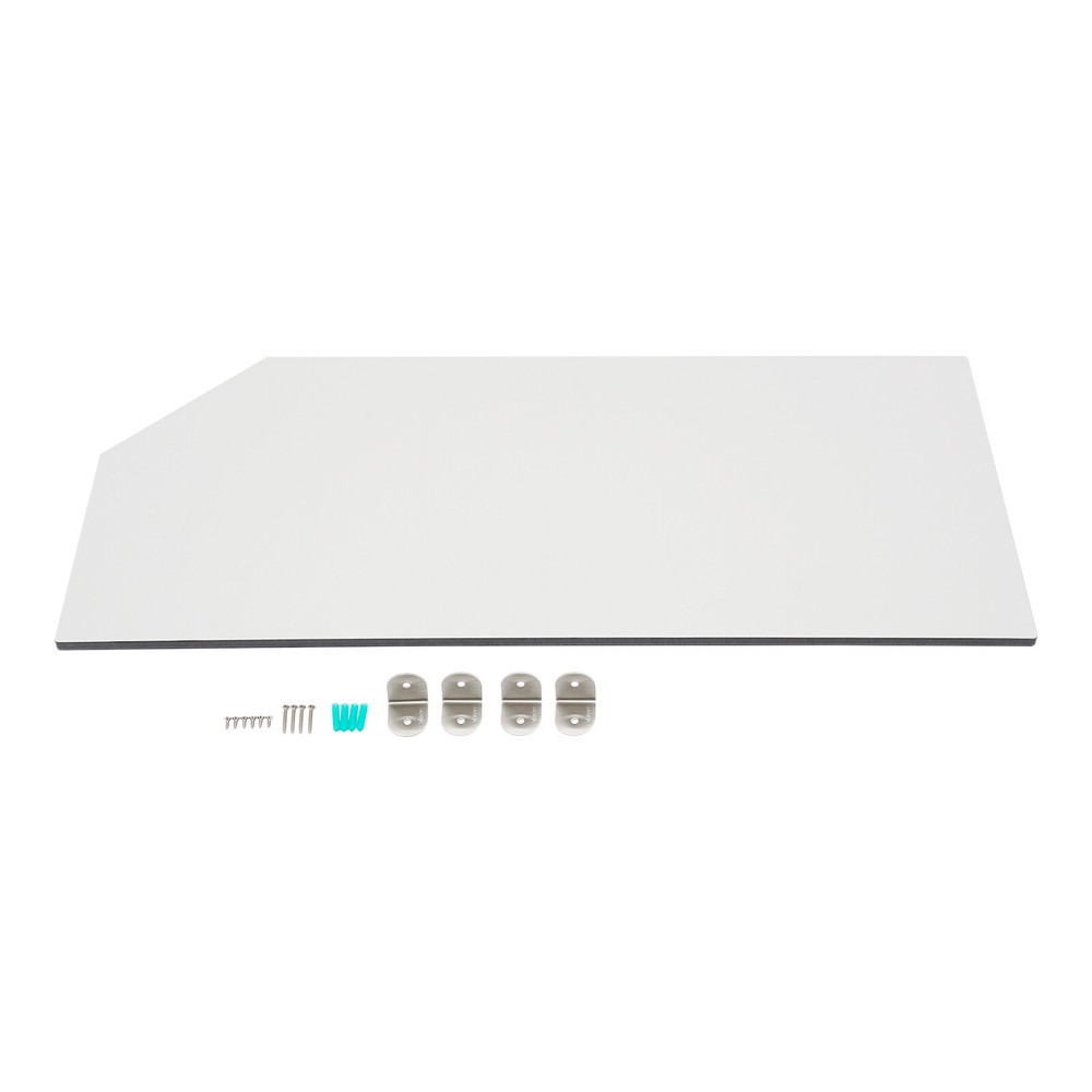 Wall-Mounted Urinal Partition Panel with Bevel Angle for Privacy