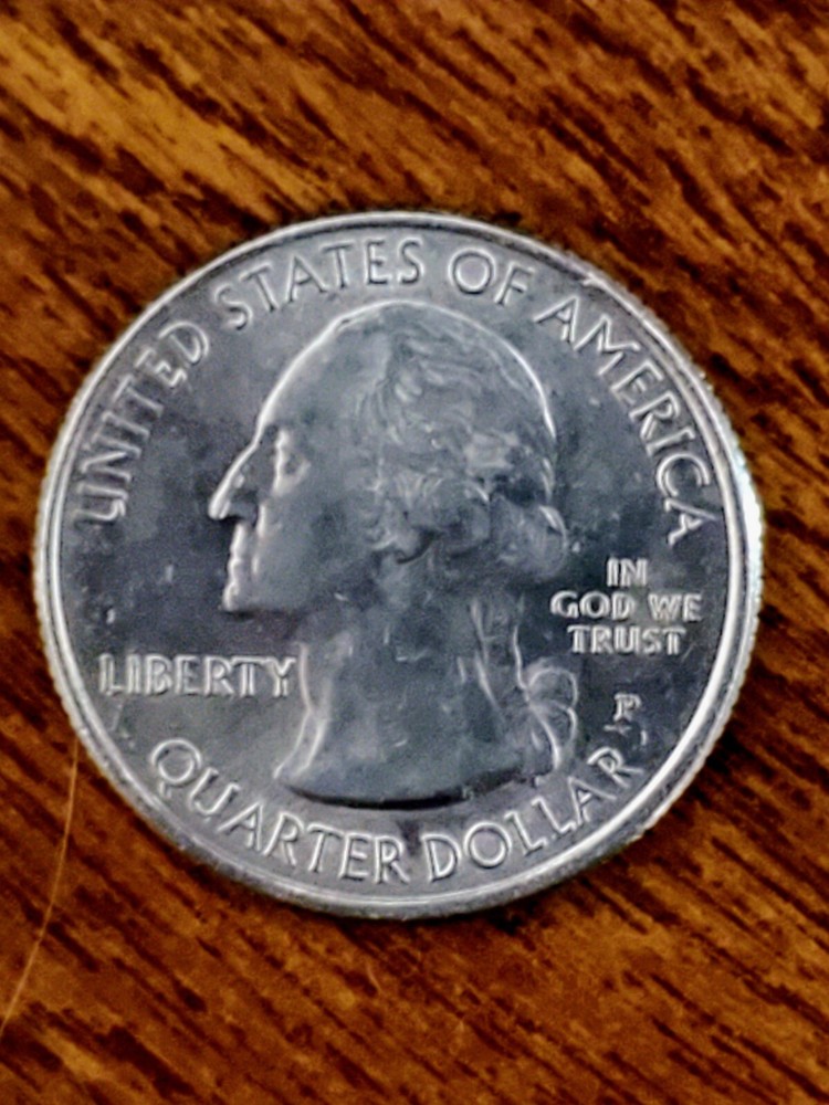 2015 P Delaware (Bombay Hook) State Quarter ERROR Coin