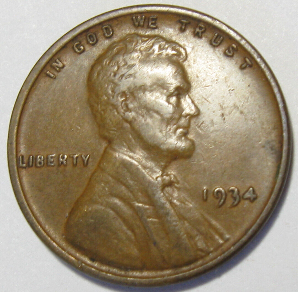 1934 Lincoln Wheat Cent - Very Fine - #10904-70