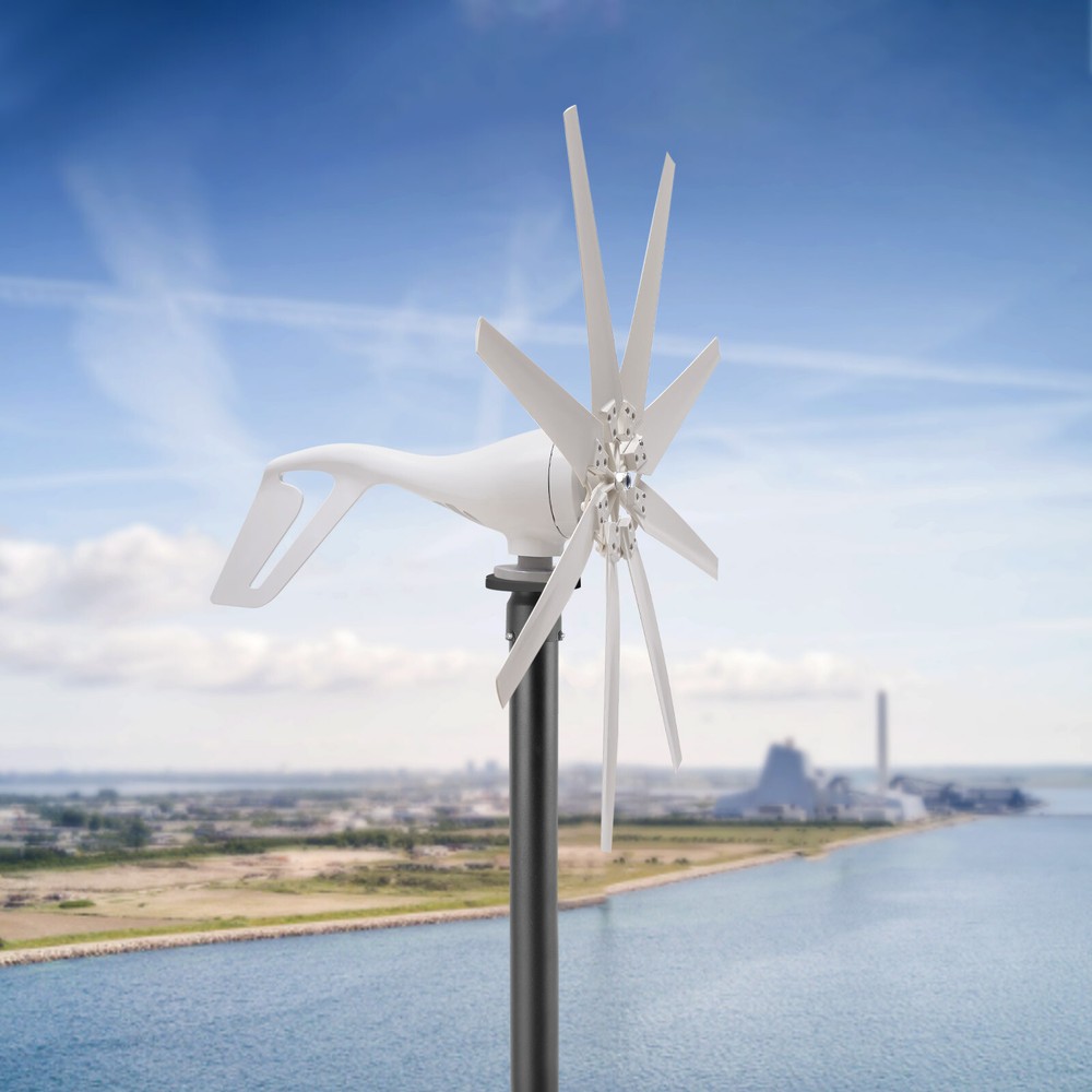 600W 8 Blades Wind Turbine Generator Kit with Charge Controller Windmill Power~~
