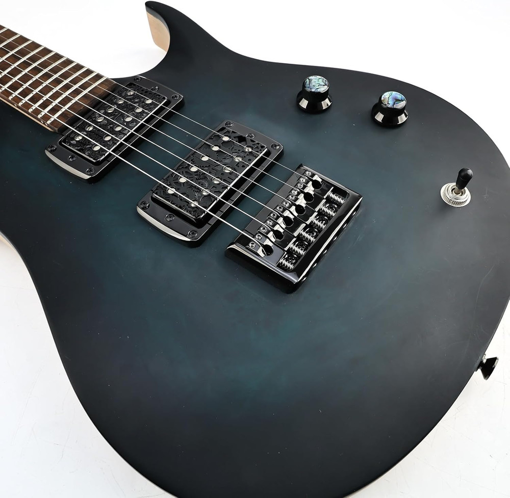 Black Guitar Fixed Hardtail Bridge Fit Stratocaster ST