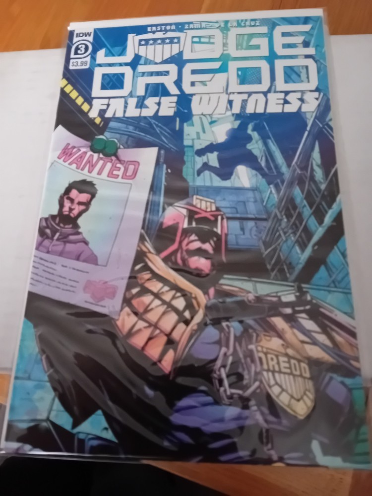 JUDGE DREDD FALSE WITNESS #3 IDW PUBLISHING