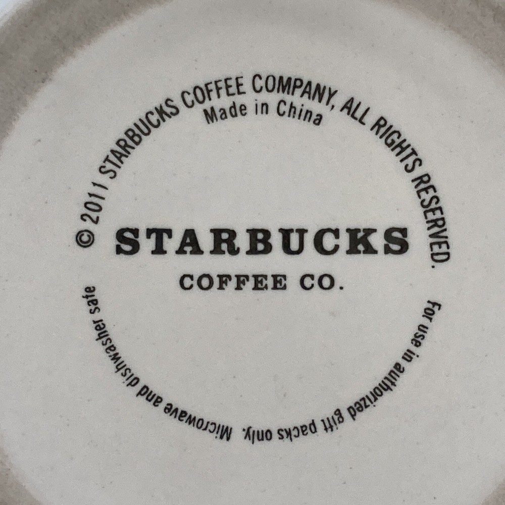 Starbucks 2011 Christmas Winter Snowman Coffee Mug