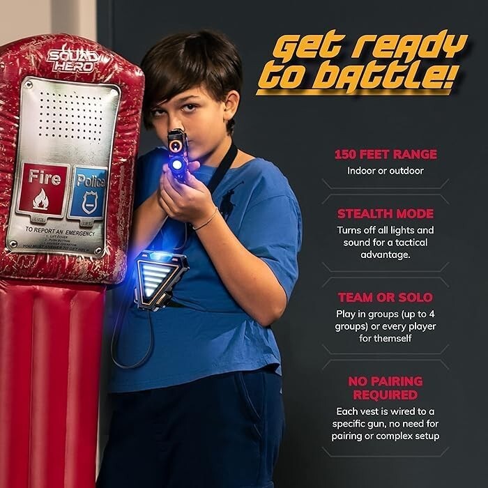Squad Hero Laser Tag Light Force Edition-Set of 4