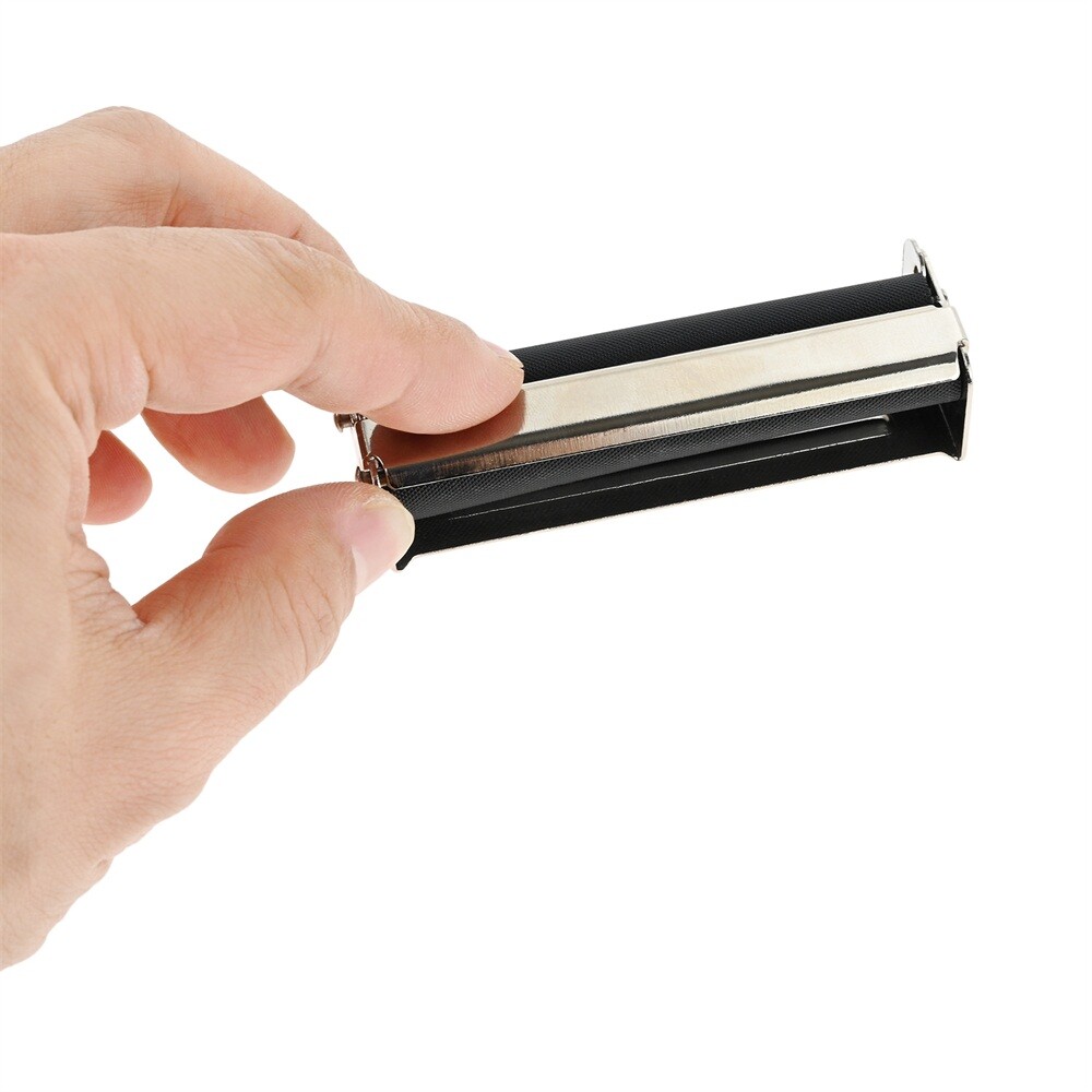 78MM Cigarette Roller with Lid Metal Cigarette Rolling Cigarette Maker with Lid