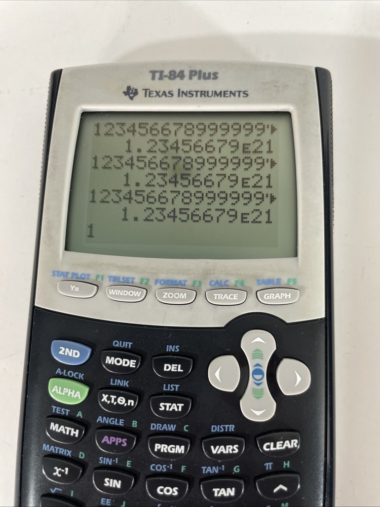 Texas Instruments TI-84 Plus Graphing Calculator Tested Works