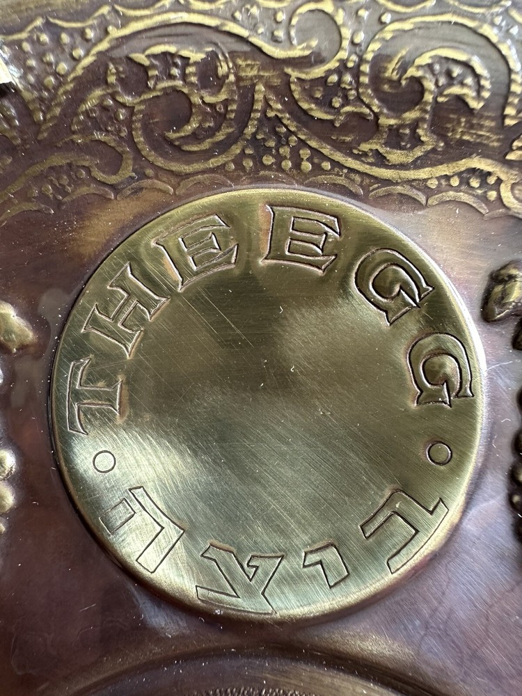 Vintage Israel Passover Seder Wall Hanging Plate