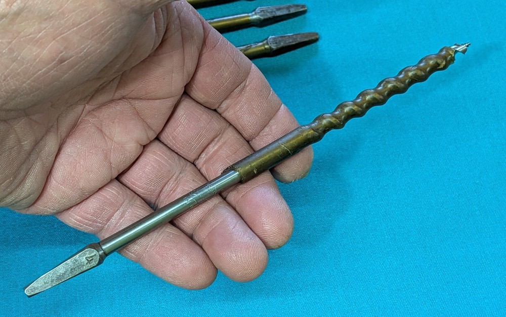 1-NOS Greenlee Auger Drill Bit # 4 Solid Center Two Lips and Lifters Coarse Thr