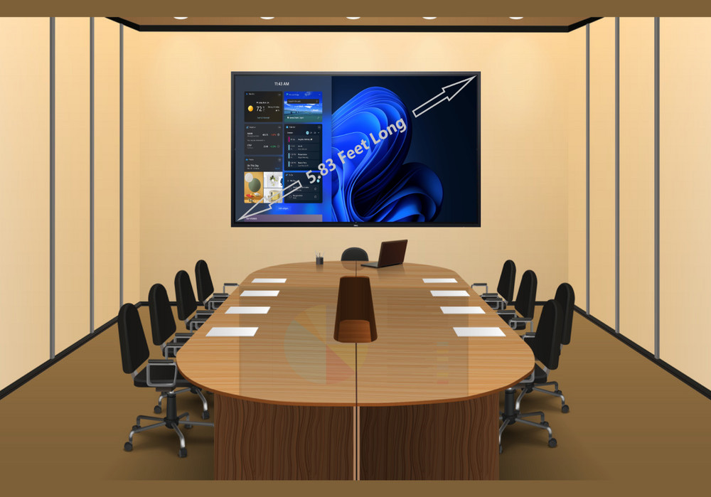 Dell 70" Interactive Whiteboard For Classroom And Professional Use