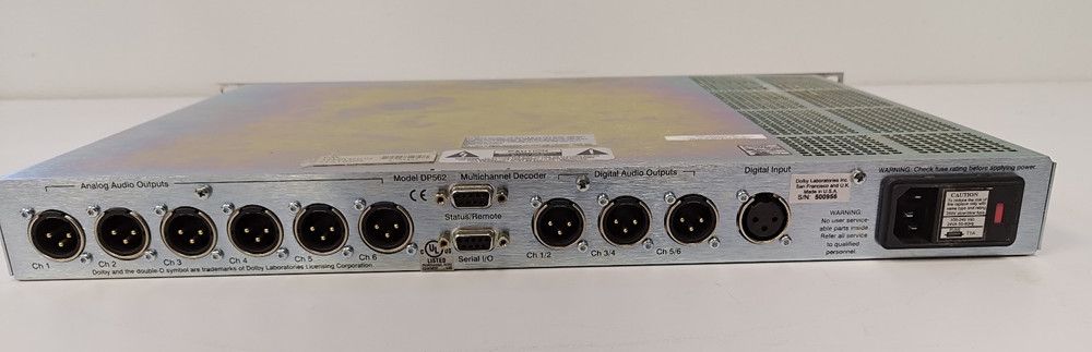 Dolby DP562 Multichannel Decoder parts